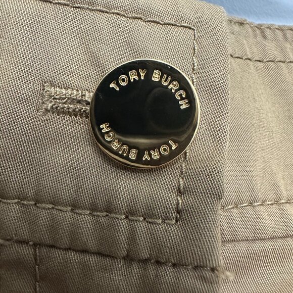 Nwot - Tory Burch - Khaki Shorts - Size 10 - Picture 2 of 9